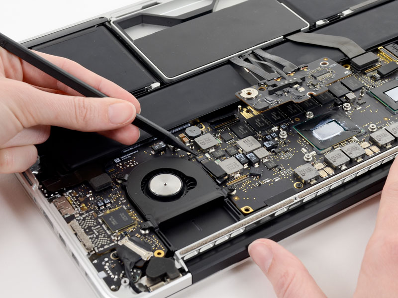 MacBook repair service mockup