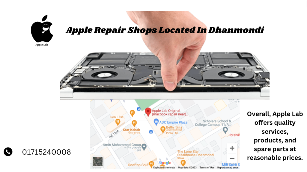 Apple repair shops located in Dhanmondi