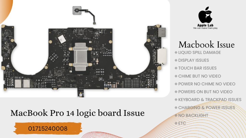 MacBook Pro 14 A2442 M1 Pro 2021 logic board repair