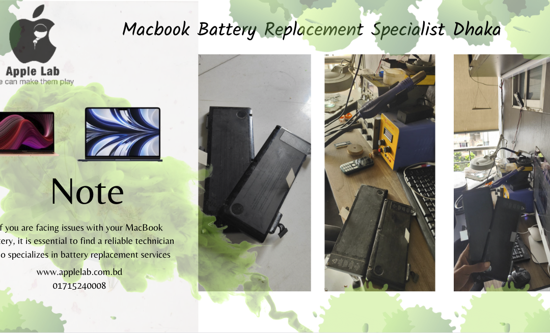 macbook Battery replacement specialist Dhaka