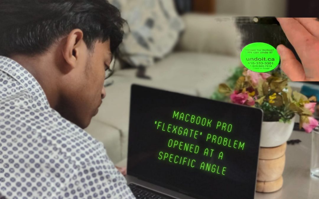 MacBook Pro "Flexgate" problem opened at a specific angle