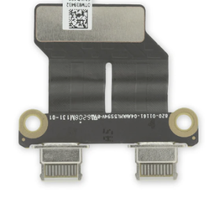 Replace a dirty, corroded, or damaged USB-C connector board from the left side of your