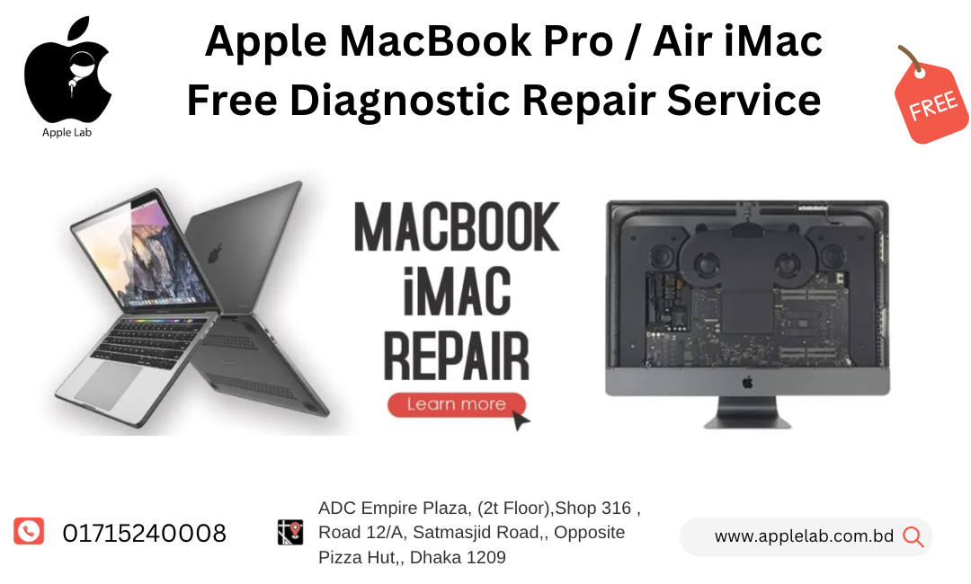 Apple MacBook Pro / Air iMac Free Diagnostic Repair Service