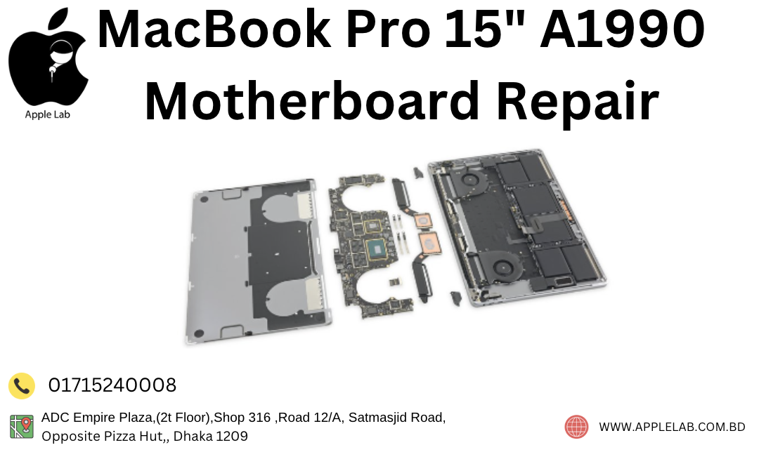 MacBook Pro 15″ A1990 Motherboard Repair